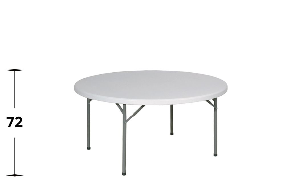 Klapptisch Banketttisch Bozen-Rund