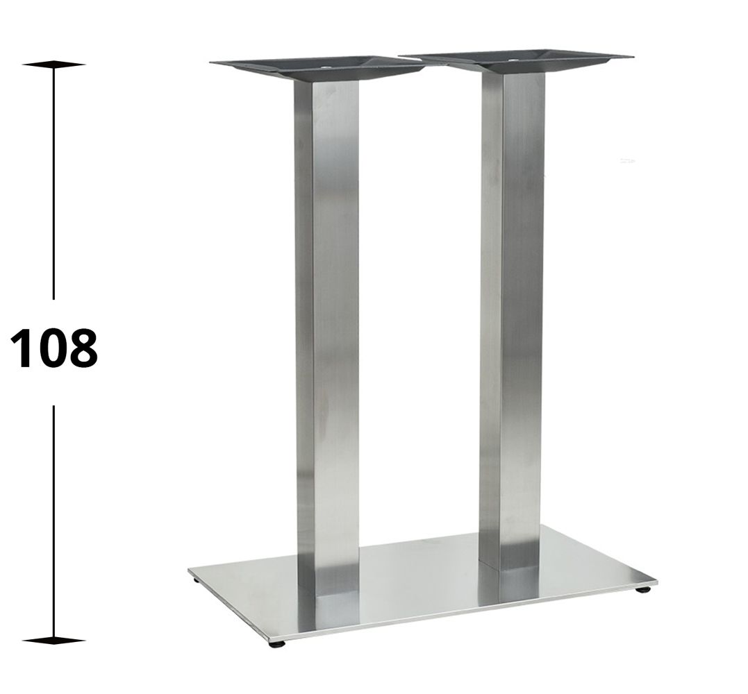 Tischgestell aus Edelstahl Samin-TG407EH