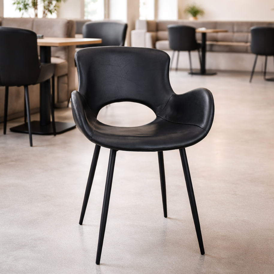 Polsterstuhl Albano Antique Black