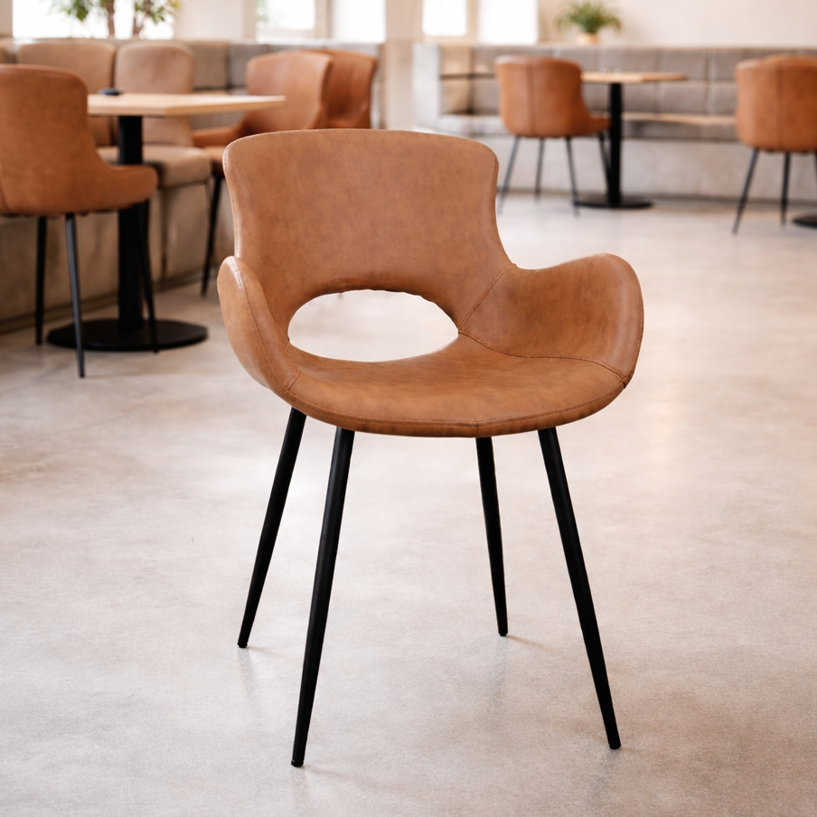 Polsterstuhl Albano Brown