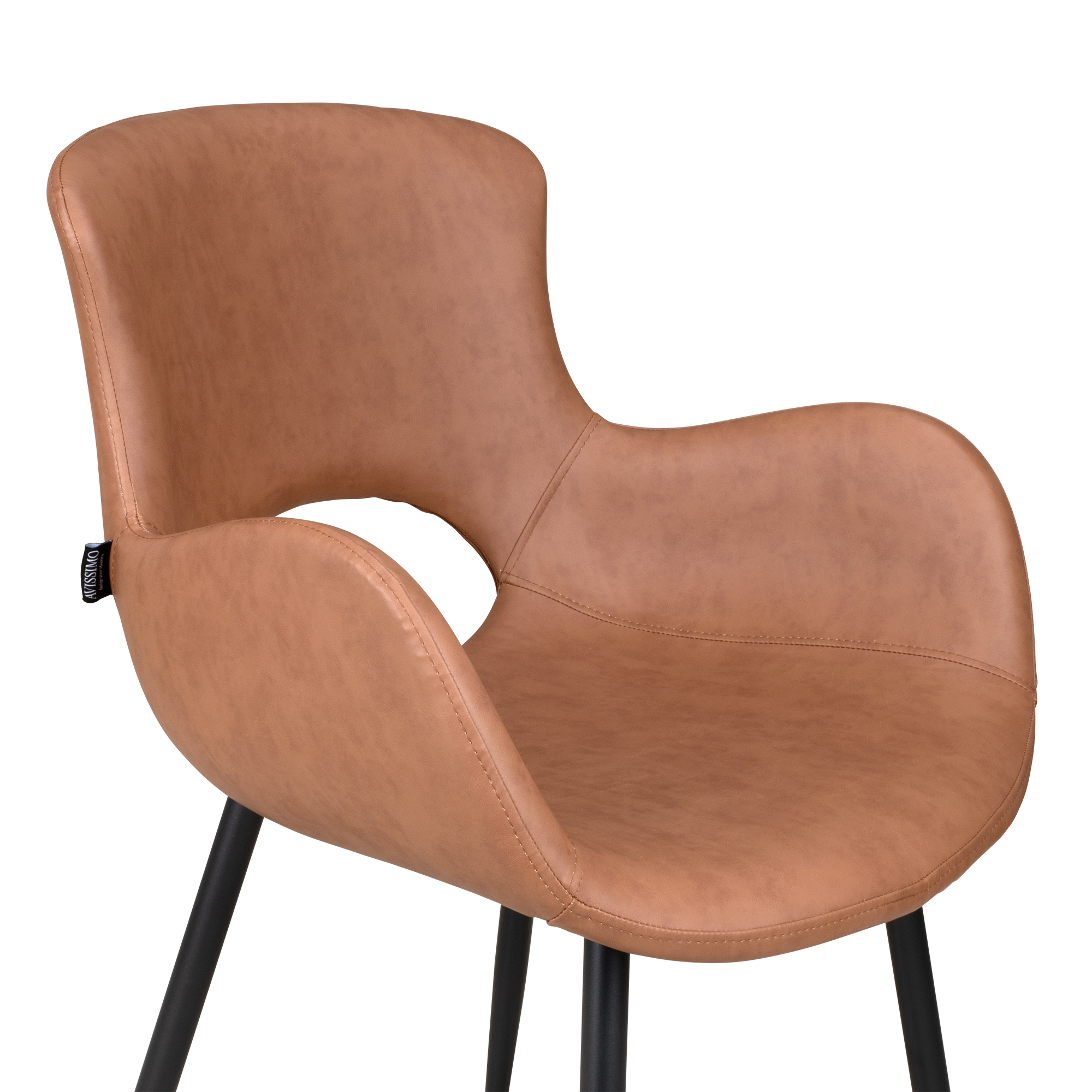 Polsterstuhl Albano Brown