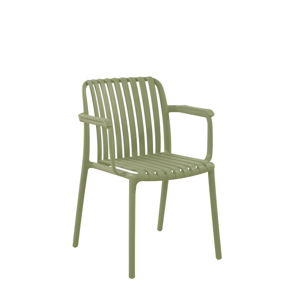 Kunststoffstuhl FAMO 1819 Moss Green