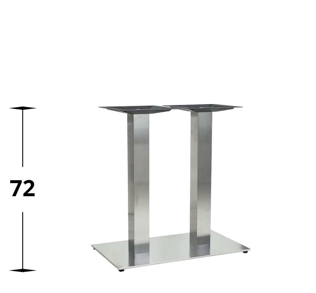 Tischgestell aus Edelstahl Samin-TG407E